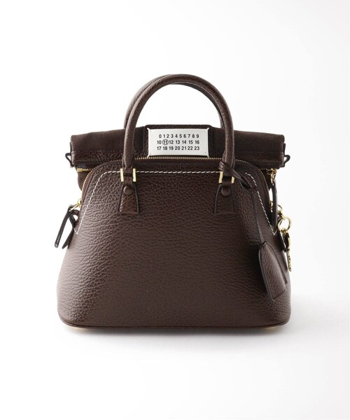 MUSE de Deuxieme classe(ミューズデドゥーズィエムクラス)の「* 5AC Small bag(ゴールドジップ)(バッグ・ブラウン/(020)/フリー/残り3点)」の7枚目の写真