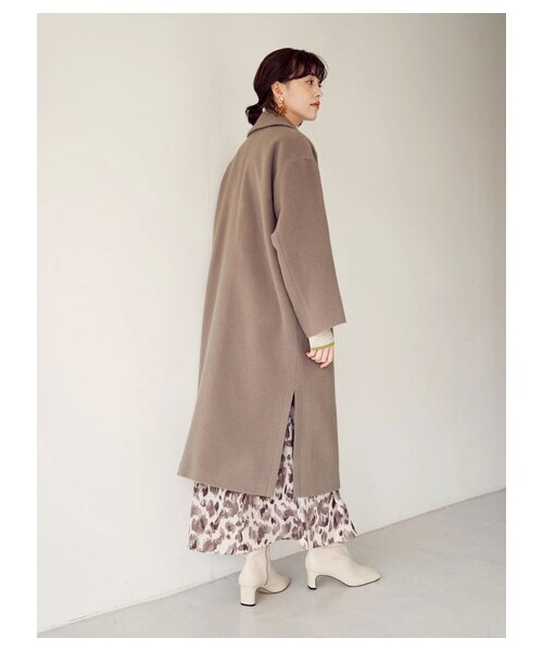 YECCA VECCA（イェッカヴェッカ）の「P.スリットデザインダブルコート  