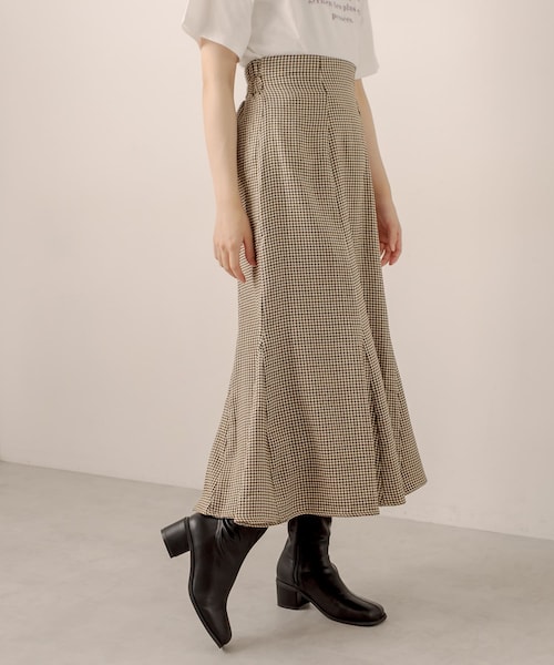 OLIVE des OLIVE（オリーブデオリーブ）の「ハイウエストマーメイドスカート（スカート・レディース・ブラウン/ブラック/ピンクベージュ/ベージュ系その他/ライトブラウン・FREE）」の2枚目の写真