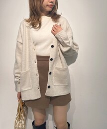 OLIVE des OLIVE | 起毛モヘアタッチVネックカーディガン(カーディガン/ボレロ)