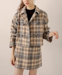 OLIVE des OLIVE | おめかしチェックセットアップ(ワンピース)