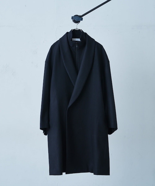 【定価7万】ETHOSENSウールメルトンロングコート 定価7万】ETHOSENSウールメルトンロングコート 定価7万】ETHOSENS