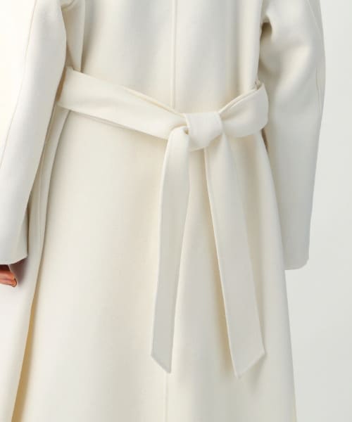 Ezick(エジック)の「リバーメルトンロングコート(ジャケット/アウター・ホワイト/ブラック/ライトカーキ・S/M)」の11枚目の写真