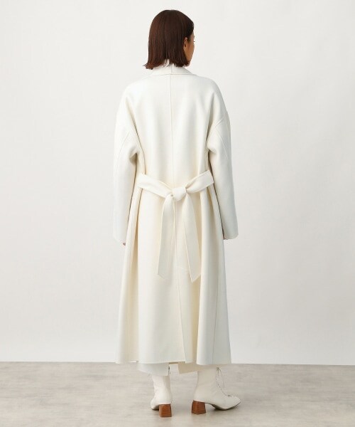 Ezick(エジック)の「リバーメルトンロングコート(ジャケット/アウター・ホワイト/ブラック/ライトカーキ・S/M)」の6枚目の写真