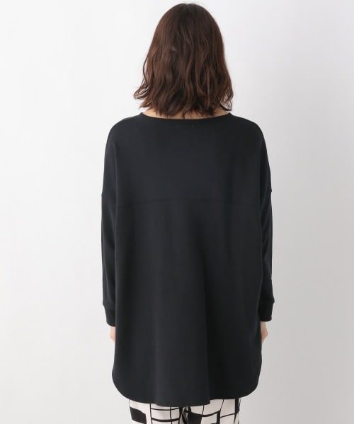 LEPSIM(レプシィム)の「ワイド切り替えチュニックプルオーバー(トップス・オフホワイト/ブラック/グリーン/パープル・FREE SIZE)」の15枚目の写真