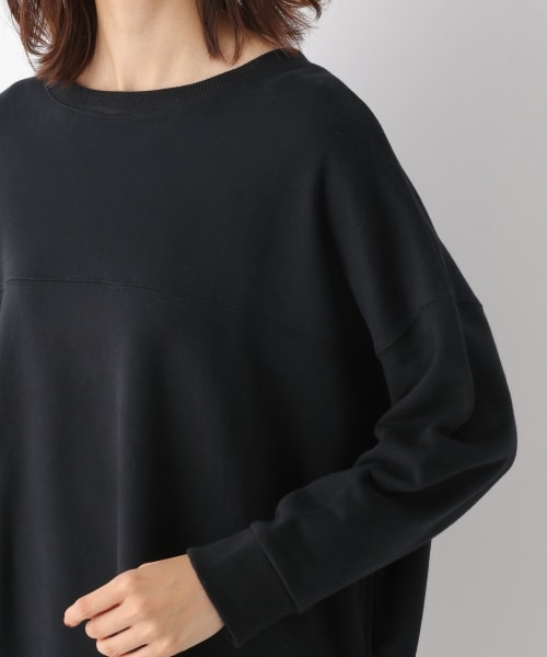 LEPSIM(レプシィム)の「ワイド切り替えチュニックプルオーバー(トップス・オフホワイト/ブラック/グリーン/パープル・FREE SIZE)」の17枚目の写真