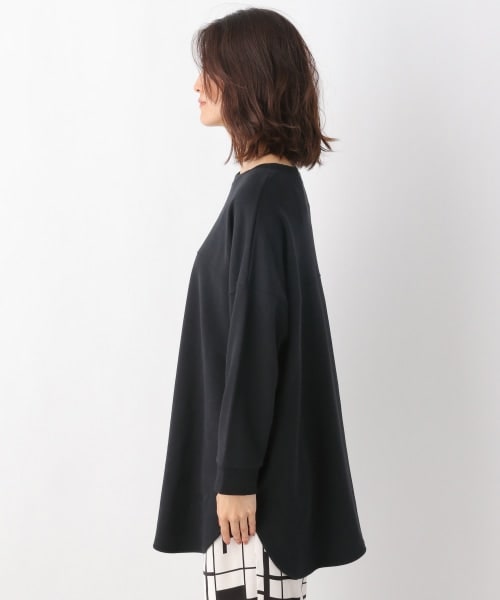 LEPSIM(レプシィム)の「ワイド切り替えチュニックプルオーバー(トップス・オフホワイト/ブラック/グリーン/パープル・FREE SIZE)」の14枚目の写真