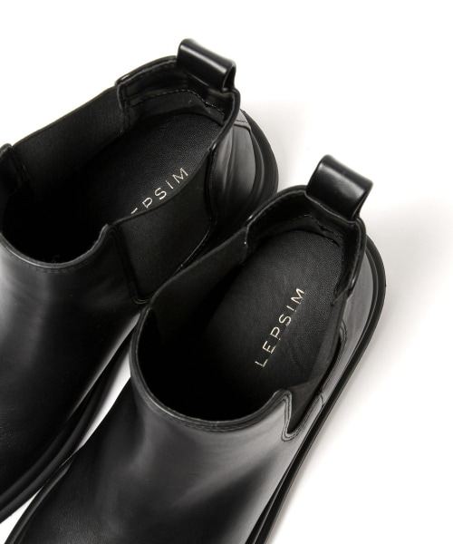 LEPSIM(レプシィム)の「やみつき!クッションサイドゴアブーツ(シューズ・ブラック・S(22.5)/M(23-23.5)/L(24-24.5))」の13枚目の写真