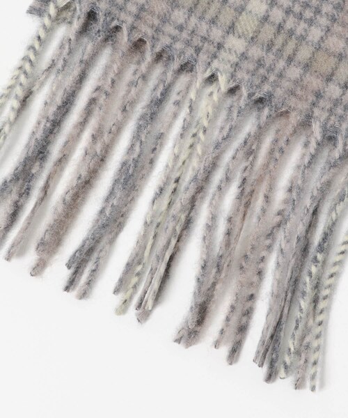 AURALEE(オーラリー)の「AURALEE CASHMERECHECKNARROWSTOLE(その他・レディース・YELLOW CH/ORANGE CH・FREE)」の6枚目の写真