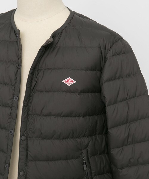 DANTON（ダントン）の「DANTON INNER DOWN CREW-NECK JACKET（その他・メンズ・IRON/BLACK/DK.NAVY・M/L/XL）」の7枚目の写真