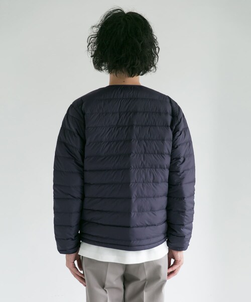 DANTON（ダントン）の「DANTON INNER DOWN CREW-NECK JACKET（その他・メンズ・IRON/BLACK/DK.NAVY・M/L/XL）」の6枚目の写真