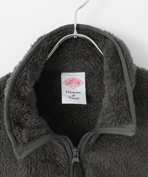 DANTON（ダントン）の「DANTON HIGH PILE ZIP S/C JACKET（その他・メンズ・SAGE KHAKI/BLACK/CHARCOAL・40/42）」の14枚目の写真