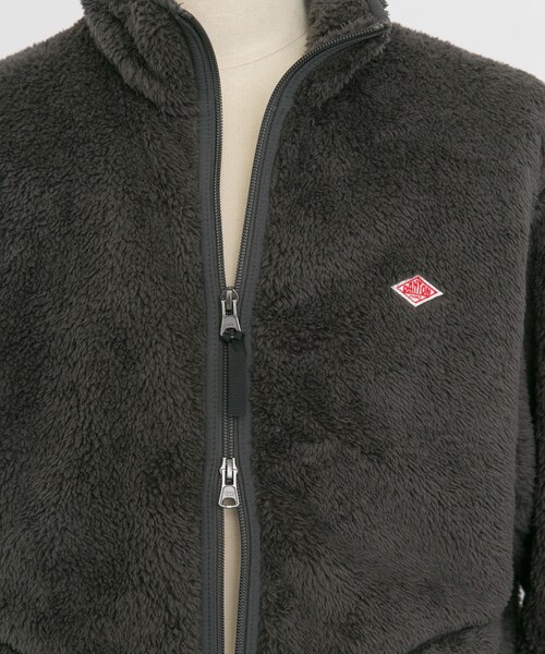 DANTON（ダントン）の「DANTON HIGH PILE ZIP S/C JACKET（その他・メンズ・SAGE KHAKI/BLACK/CHARCOAL・40/42）」の7枚目の写真