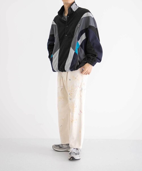 FACETASM（ファセッタズム）の「FACETASM PATCHWORK FLEECE PULLOVER（その他・メンズ・BLACK・4）」の2枚目の写真