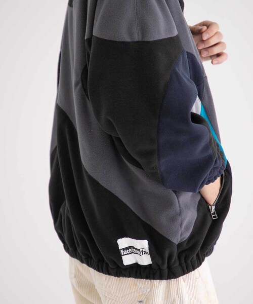 FACETASM（ファセッタズム）の「FACETASM PATCHWORK FLEECE PULLOVER（その他・メンズ・BLACK・4）」の13枚目の写真