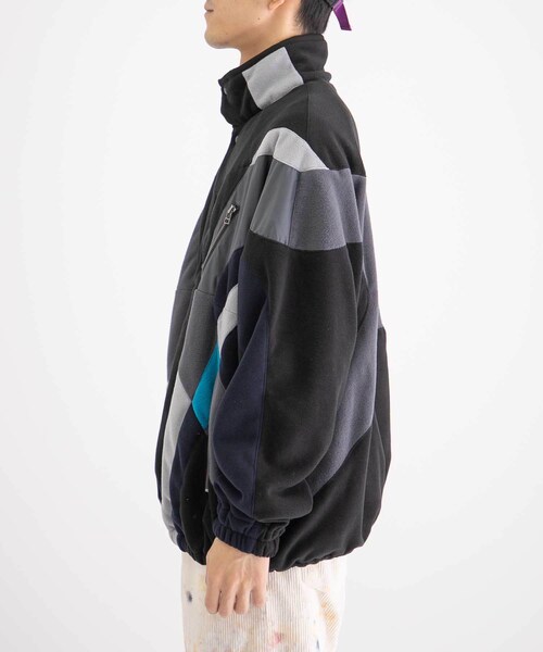 FACETASM（ファセッタズム）の「FACETASM PATCHWORK FLEECE PULLOVER（その他・メンズ・BLACK・4）」の6枚目の写真