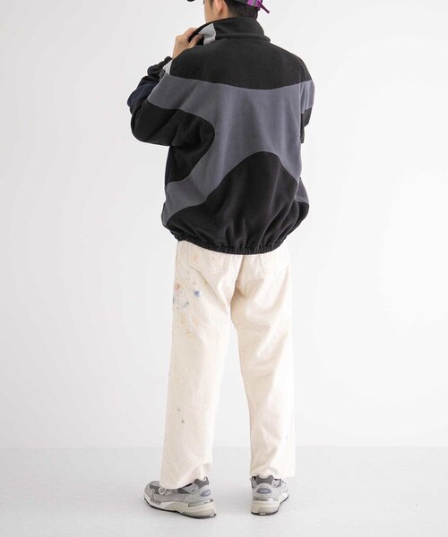 FACETASM（ファセッタズム）の「FACETASM PATCHWORK FLEECE PULLOVER（その他・メンズ・BLACK・4）」の4枚目の写真