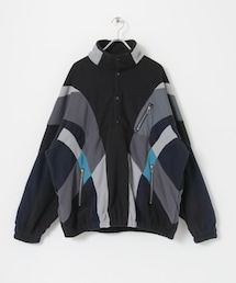 FACETASM | FACETASM PATCHWORK FLEECE PULLOVER