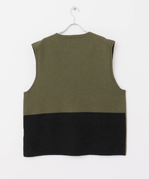 MHL.(エムエイチエル)の「MHL. FELTED DRY WOOL(その他・メンズ・010 BLACK/180 KHAKI・L)」の14枚目の写真