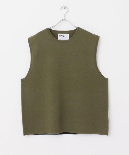 MHL.(エムエイチエル)の「MHL. FELTED DRY WOOL(その他・メンズ・010 BLACK/180 KHAKI・L)」の11枚目の写真