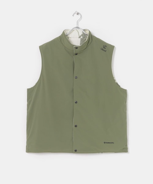 Uiscel（ユイセル）の「プリマロフトリバーシブルオーバーベスト