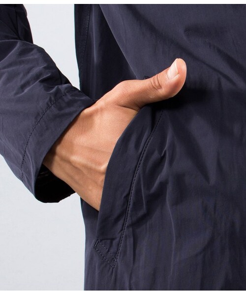 LE JUN（ルジュン）の「割繊メモリーステンコート（コート・メンズ・ベージュ/ネイビー・S/M/L）」の9枚目の写真