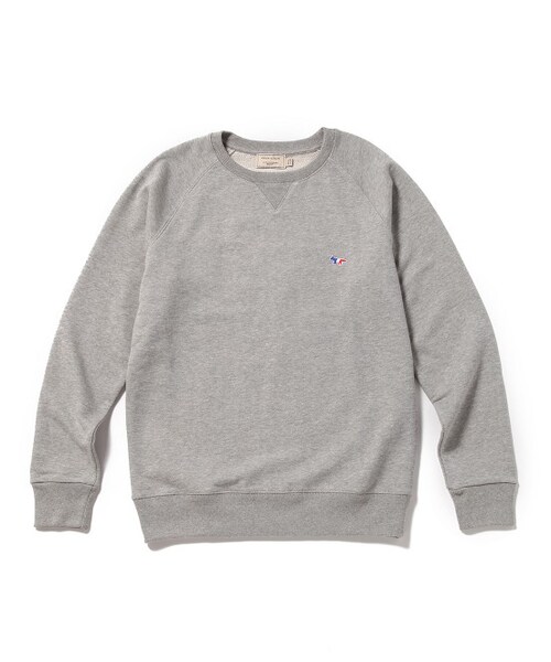 Maison Kitsune（メゾンキツネ）の「TRICOLOR PATCH SWEAT（Ｔシャツ/カットソー・メンズ・ブラック/グレー・XXS/XS/S/M/L）」の2枚目の写真