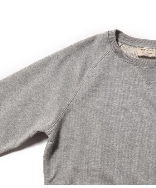 Maison Kitsune（メゾンキツネ）の「TRICOLOR PATCH SWEAT（Ｔシャツ/カットソー・メンズ・ブラック/グレー・XXS/XS/S/M/L）」の6枚目の写真