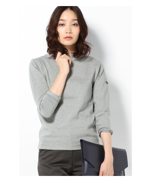 SAINT JAMES(セントジェームス)の「saint james OUESSANT無地プルオーバー(カットソー・Tシャツ・レディース・ブラック/グレー/ナチュラル/ブラウン・36/38)」の3枚目の写真