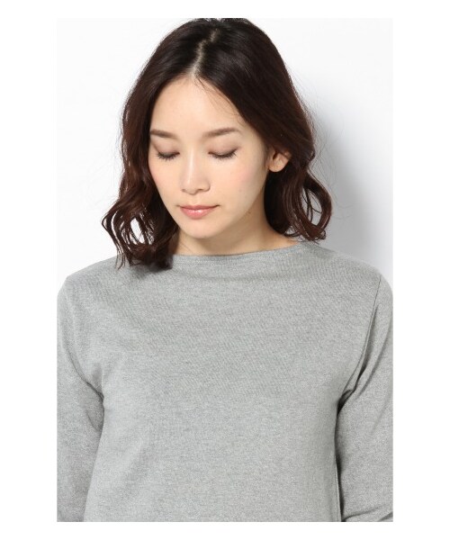 SAINT JAMES(セントジェームス)の「saint james OUESSANT無地プルオーバー(カットソー・Tシャツ・レディース・ブラック/グレー/ナチュラル/ブラウン・36/38)」の8枚目の写真