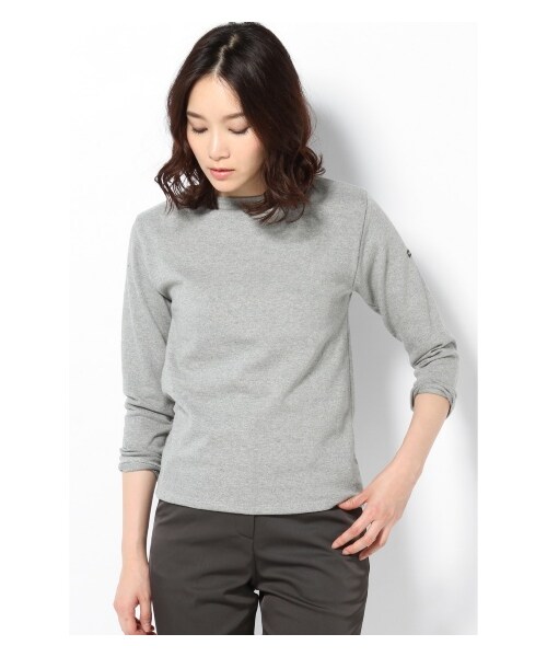 SAINT JAMES(セントジェームス)の「saint james OUESSANT無地プルオーバー(カットソー・Tシャツ・レディース・ブラック/グレー/ナチュラル/ブラウン・36/38)」の5枚目の写真