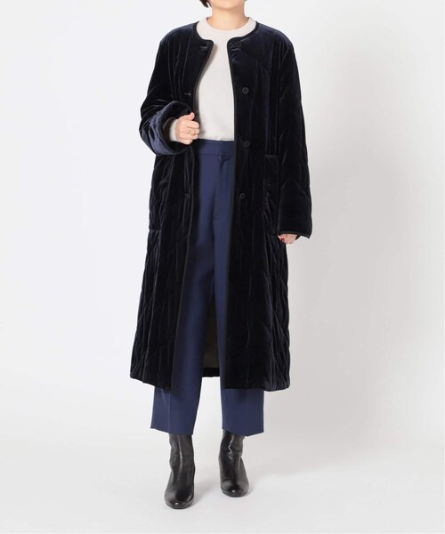 IENA（イエナ）の「《予約》IENA LA BOUCLE ベロアキルティングコート