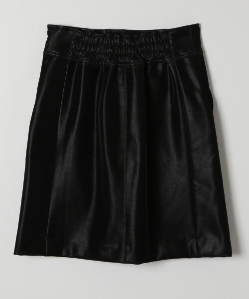 JEANASIS(ジーナシス)の「スムースヴィーガンレザーハイウエストミニスカート(スカート・ブラック()/グレージュ()/カーキ()・S/M)」の8枚目の写真