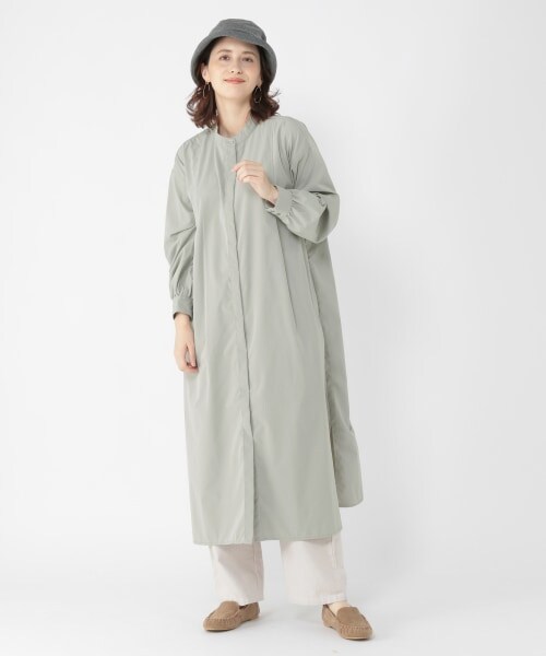 studio CLIP（スタディオクリップ）の「シワになりにくいワンピース（ワンピース/ドレス・ブラウン/カーキ/ネイビー・F）」の6枚目の写真