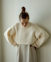 PUAL CE CIN | ニット×ニットワンピースset(アンサンブル)