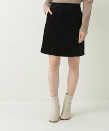 RAY CASSIN（レイカズン）の「コーデュロイ切替ミニスカート（スカート）」