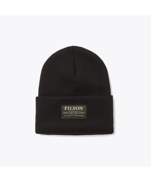 FILSON(フィルソン)の「Ballard Watch Cap - Black(その他・メンズ・other・ONE SIZE)」の1枚目の写真
