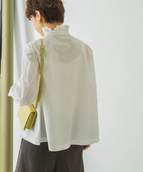 Scye(サイ)の「Scye Slub Cotton Poplin Blouse(その他・レディース・オフシロ・38)」の5枚目の写真