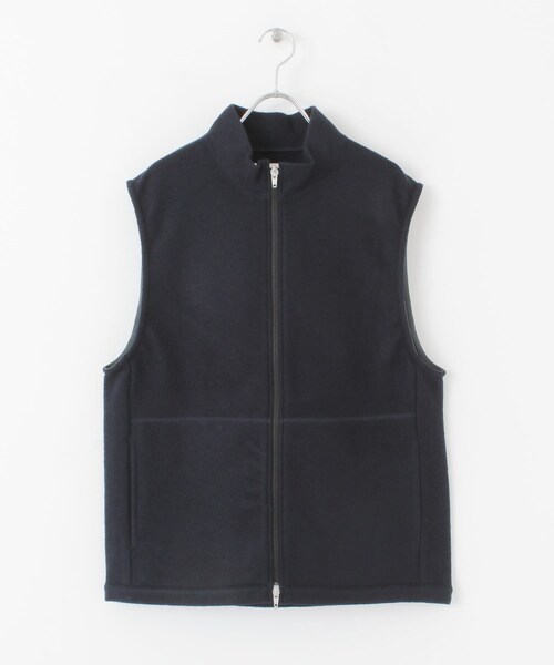 unify（ユニファイ）の「UNIFY Wool pile Vest（その他・レディース・TAUPE/DARKNAVY・one）」の2枚目の写真