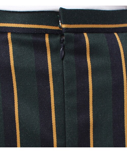 laboratory work（ラボラトリーワーク）の「ストライプ柄タイトスカート（その他・レディース・グリーン系/ネイビー系・S/M）」の9枚目の写真