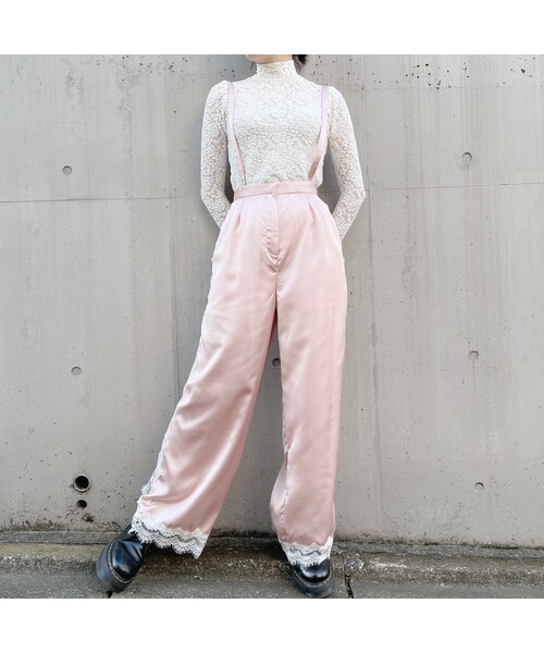 lilLilly（リルリリー）の「サテンレースパンツ（）」 - WEAR 