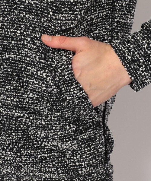 FranCisT_MOR.K.S.（フランシストモークス）の「FranCisT_MOR.K.S./フランシスト モークス/CS TWEED HOODIE JACKET（ジャケット/アウター・メンズ・BLACK・2/3/4）」の7枚目の写真