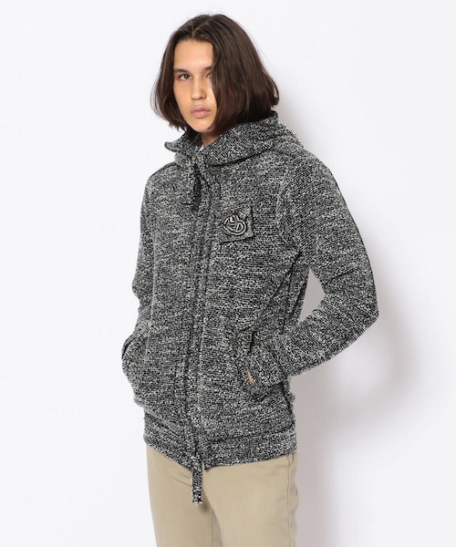 FranCisT_MOR.K.S.（フランシストモークス）の「FranCisT_MOR.K.S./フランシスト モークス/CS TWEED HOODIE JACKET（ジャケット/アウター・メンズ・BLACK・2/3/4）」の2枚目の写真