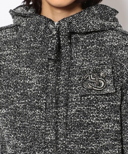 FranCisT_MOR.K.S.（フランシストモークス）の「FranCisT_MOR.K.S./フランシスト モークス/CS TWEED HOODIE JACKET（ジャケット/アウター・メンズ・BLACK・2/3/4）」の5枚目の写真