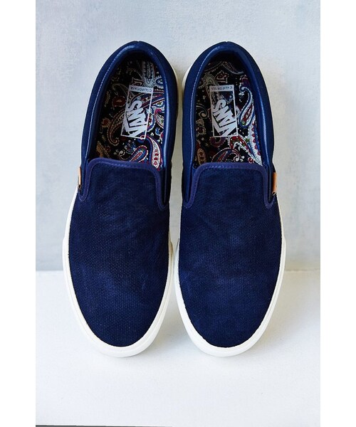 VANS（バンズ）の「Vans California Classic Knit Suede Slip-On Sneaker（その他シューズ・メンズ・NEUTRAL/NAVY・12/7/8/8.5/9/9.5/10/10.5/11/11.5/13）」の8枚目の写真