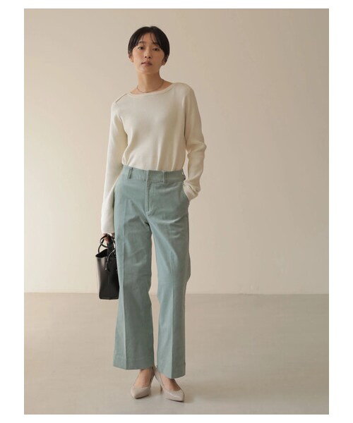 AMERICAN HOLIC（アメリカンホリック）の「≪USED≫ボートネックリブ違いニットプルオーバー（トップス・アイボリー/ブラック・M/L）」の13枚目の写真