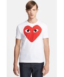 Comme des Garcons | Comme des Garçons 'Play' Heart Face Graphic T-Shirt(T Shirts)