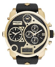 DIESEL | DIESEL® 'Mr. Daddy' Leather Strap Watch, 58mm(アナログ腕時計)