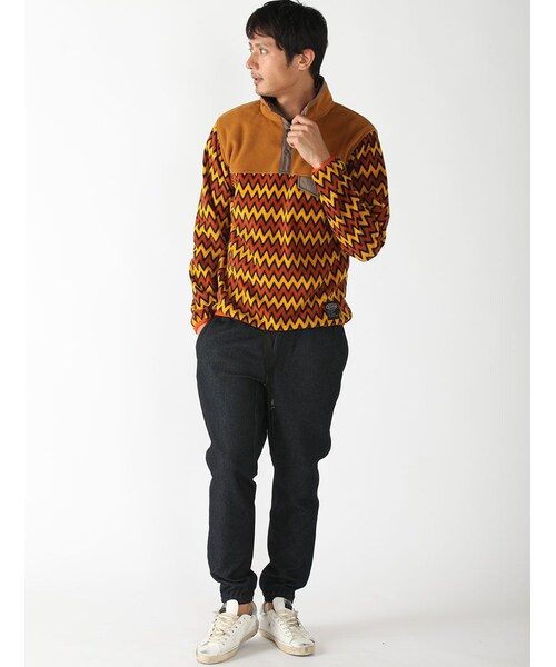 MANASTASH（マナスタッシュ）の「MANASTASH/マナスタッシュ ZIG ZAG FLEECE (617)（ジャケット/アウター・メンズ・ORANGE/ROYAL・M/L）」の11枚目の写真