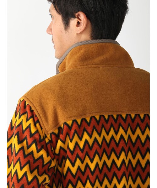 MANASTASH（マナスタッシュ）の「MANASTASH/マナスタッシュ ZIG ZAG FLEECE (617)（ジャケット/アウター・メンズ・ORANGE/ROYAL・M/L）」の17枚目の写真